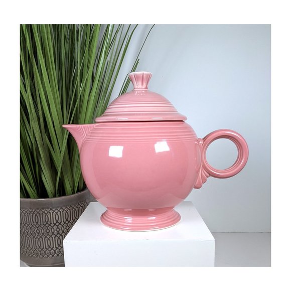Fiestaware Kitchen Vintage Fiesta Ware Rose Pink Teapot 5 Cup 44
